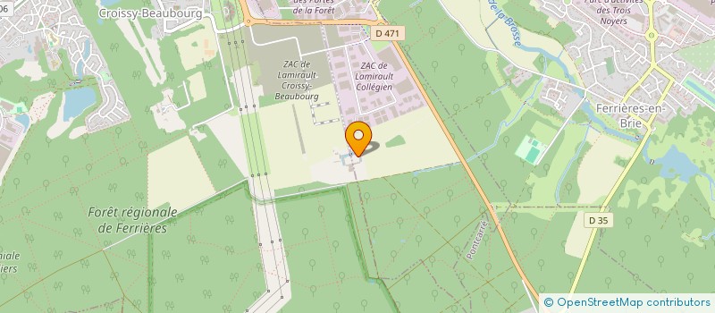 localisation de l'entreprise HM POSE  COLLEGIEN