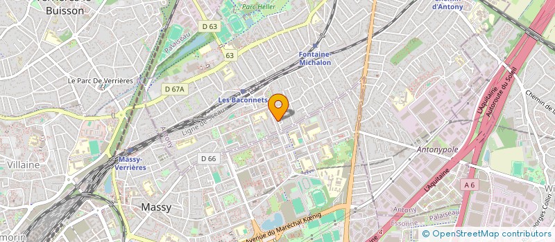 localisation de l'entreprise HM PRESTIGE à ANTONY