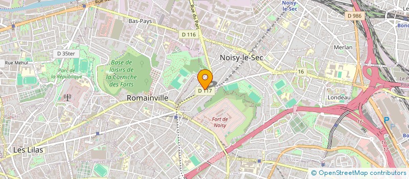 localisation de l'entreprise HM PRO  NOISY-LE-SEC