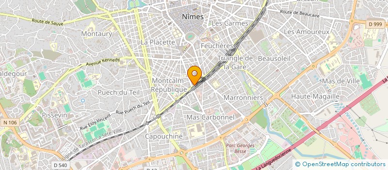localisation de l'entreprise HM PRODUKTIONS à NIMES