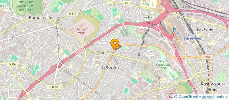 localisation de l'entreprise HM RAVALEMENT à NOISY-LE-SEC