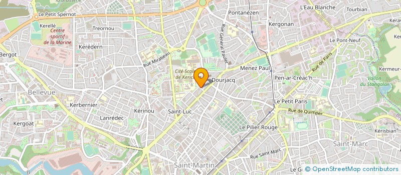 localisation de l'entreprise HM RENOVATION à BREST