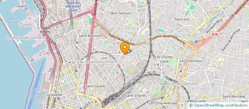 localisation de l'entreprise HM RENOVATION à MARSEILLE