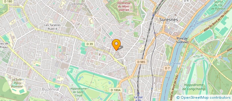 localisation de l'entreprise HM SCI  SURESNES