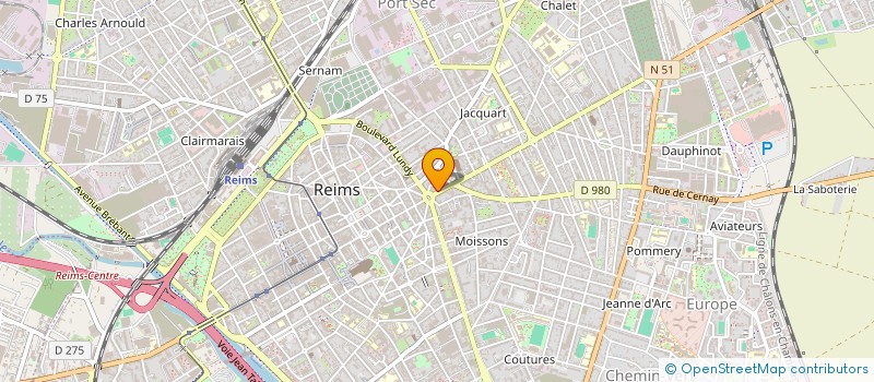 localisation de l'entreprise HM SECURITE  REIMS