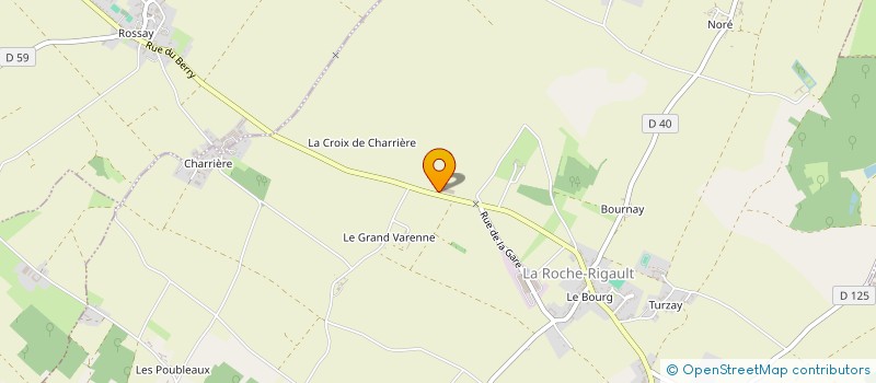 localisation de l'entreprise HM.SEIZE  LA ROCHE-RIGAULT