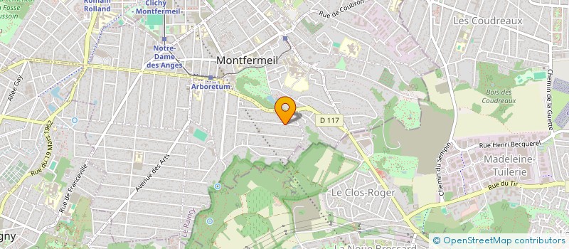 localisation de l'entreprise HM SERVICES à MONTFERMEIL