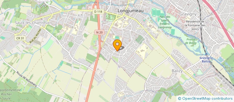 localisation de l'entreprise HM SERVICES à LONGJUMEAU