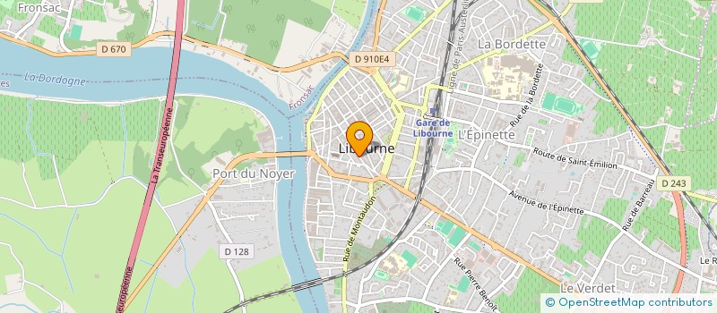 localisation de l'entreprise HM SERVICES VITI à LIBOURNE