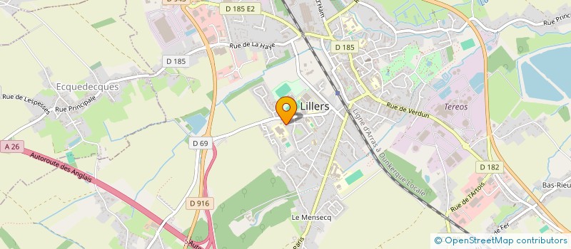 localisation de l'entreprise HM SOLUTIONS  LILLERS