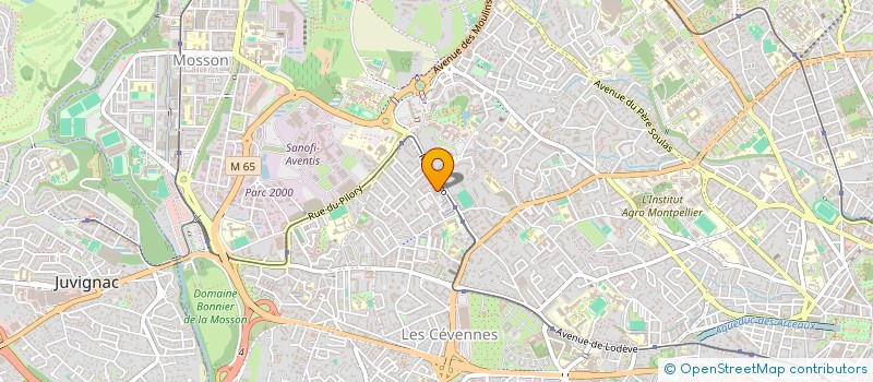 localisation de l'entreprise HM TERRASSEMENT à MONTPELLIER
