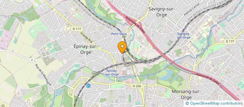 localisation de l'entreprise HM-TP à EPINAY-SUR-ORGE