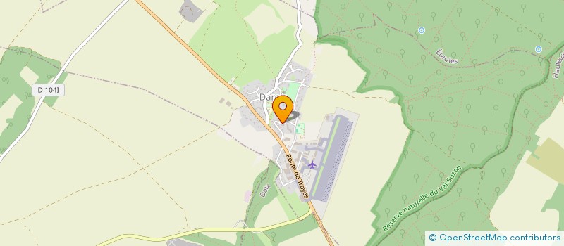 localisation de l'entreprise HM TRANSPORTS  DAROIS