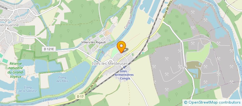 localisation de l'entreprise HM2  ISLES-LES-MELDEUSES