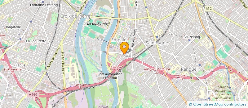 localisation de l'entreprise HM2  TOULOUSE