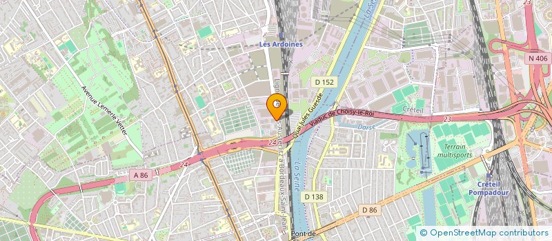 localisation de l'entreprise HM21 à VITRY-SUR-SEINE