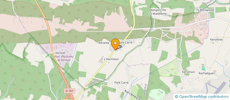 localisation de l'entreprise HM2B  MELRAND