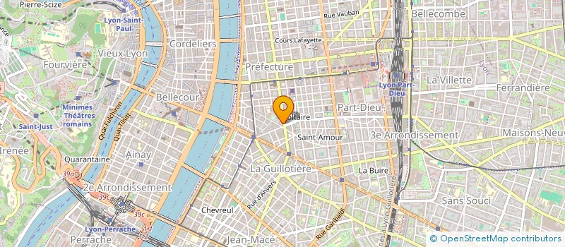 localisation de l'entreprise HM2D  LYON