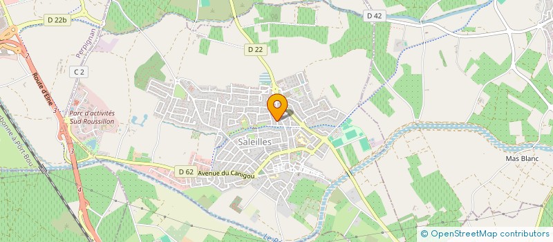 localisation de l'entreprise HM66  SALEILLES
