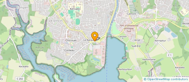 localisation de l'entreprise HMA à VANNES