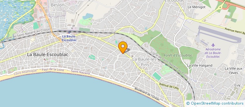 localisation de l'entreprise HMAJ  LA BAULE-ESCOUBLAC