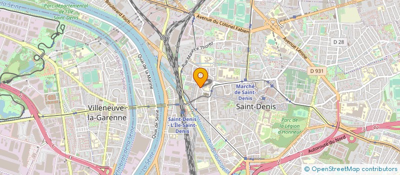 localisation de l'entreprise HMB à SAINT-DENIS