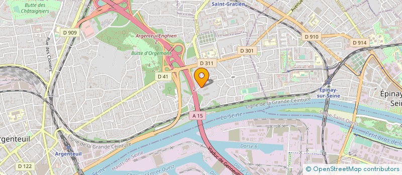 localisation de l'entreprise HMB  ARGENTEUIL