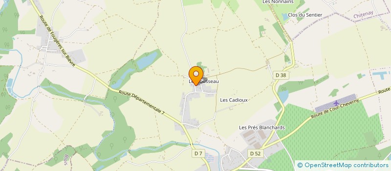 localisation de l'entreprise HMB  LE CONTROIS-EN-SOLOGNE