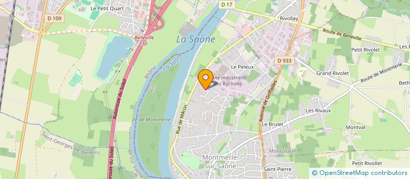 localisation de l'entreprise HMB à FRANCHELEINS
