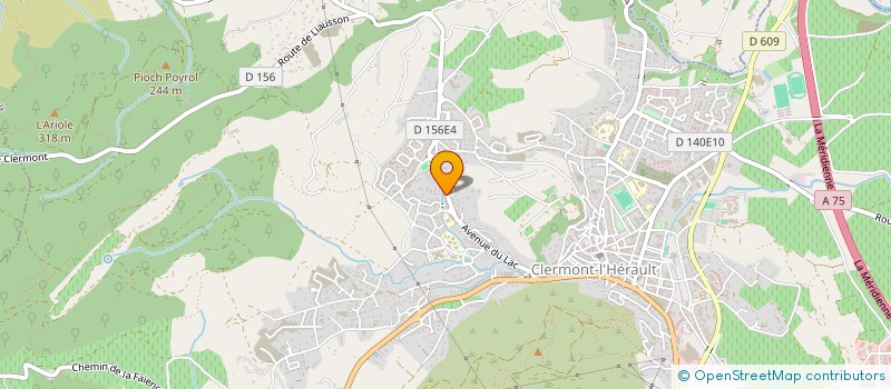 localisation de l'entreprise HMB  CLERMONT-L'HERAULT