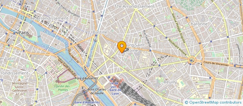 localisation de l'entreprise HMB - BDA à PARIS