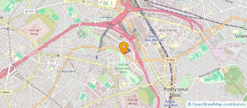 localisation de l'entreprise HMB DURABLE CONSULTING à ROSNY-SOUS-BOIS