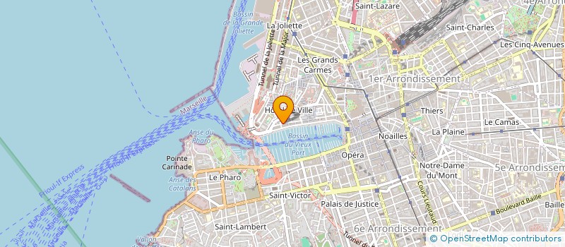 localisation de l'entreprise HMB GESTION  MARSEILLE