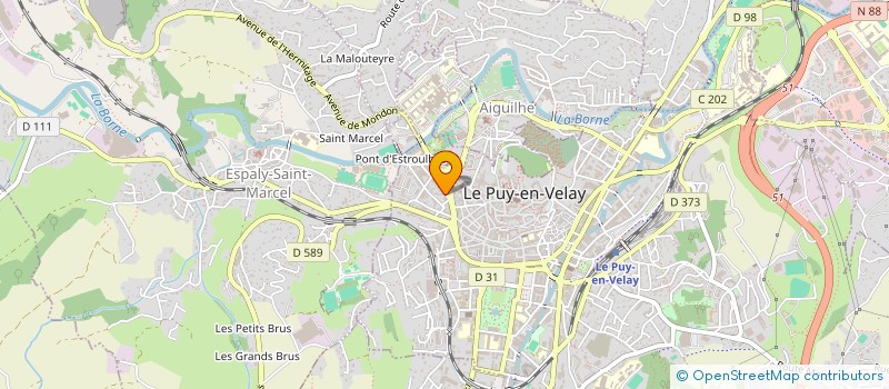 localisation de l'entreprise HMB IMMOBILIER  LE PUY-EN-VELAY