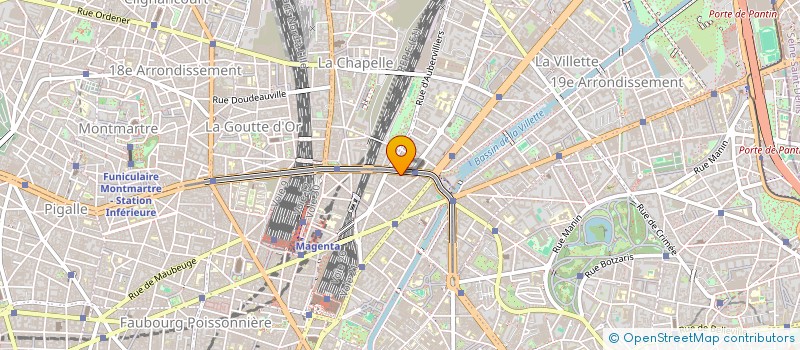 localisation de l'entreprise HMB TRANSFERT  PARIS