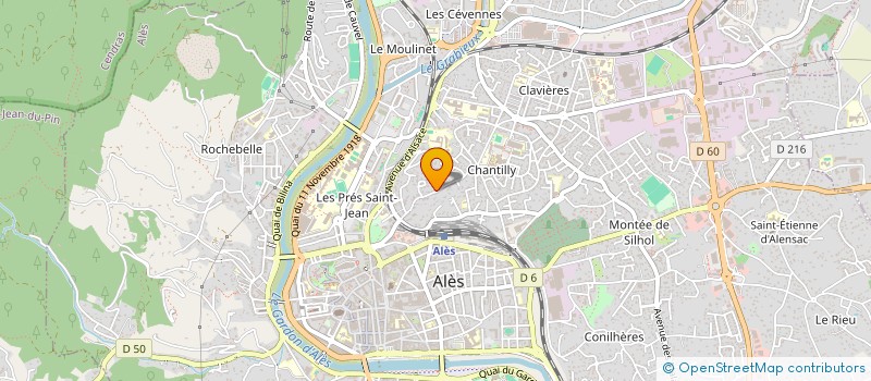 localisation de l'entreprise HMBC à ALES
