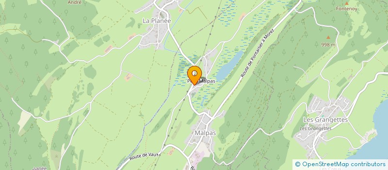 localisation de l'entreprise HMBP MALPAS  MALPAS