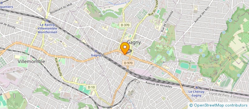 localisation de l'entreprise HMBYH à GAGNY