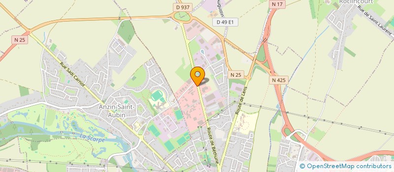 localisation de l'entreprise HMC  SAINTE-CATHERINE