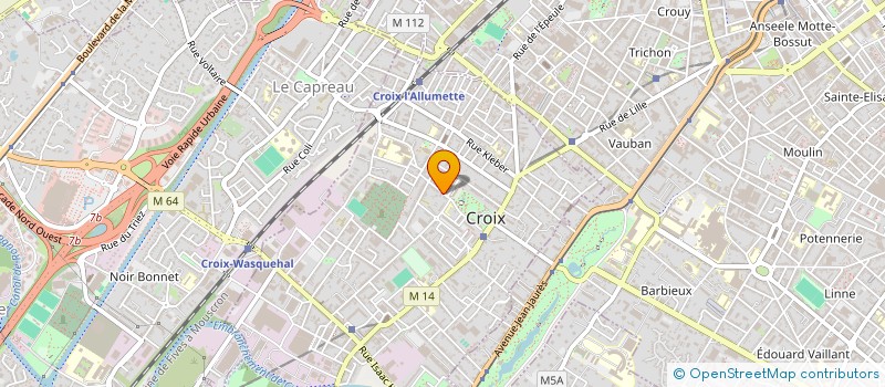 localisation de l'entreprise HMC à CROIX