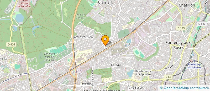 localisation de l'entreprise HMC à CLAMART