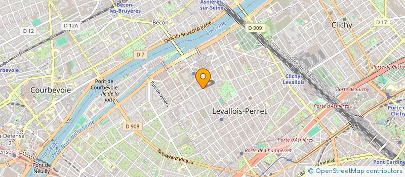 localisation de l'entreprise HMC à LEVALLOIS-PERRET
