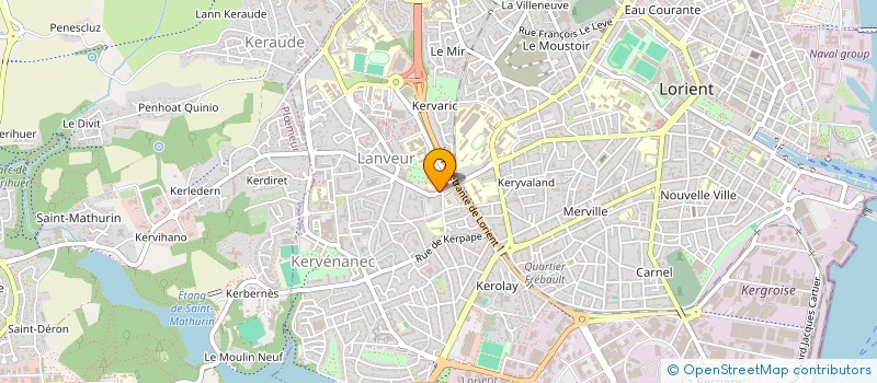 localisation de l'entreprise HMC  LORIENT