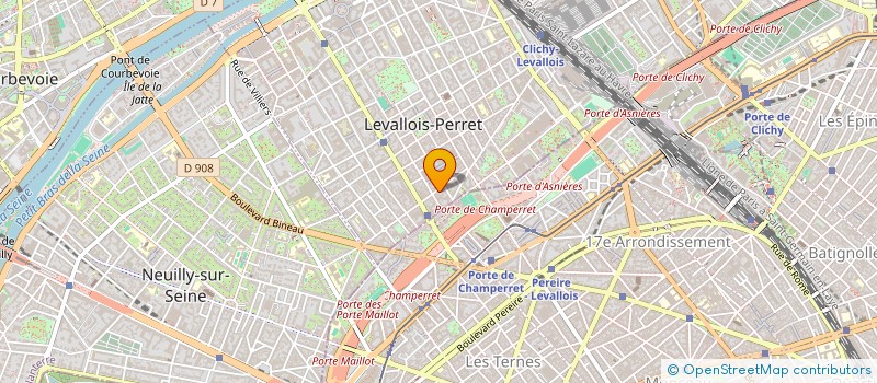localisation de l'entreprise HMC à LEVALLOIS-PERRET