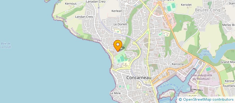 localisation de l'entreprise HMC-CONCARNEAU à CONCARNEAU