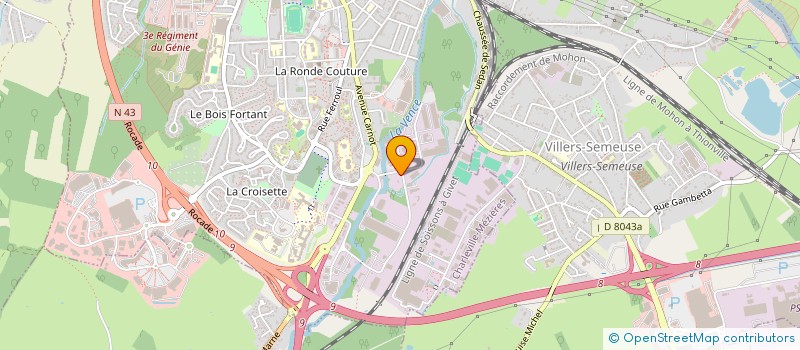 localisation de l'entreprise HMC CONSEIL  CHARLEVILLE-MEZIERES