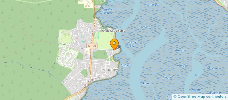 localisation de l'entreprise HMC FINANCE  LEGE-CAP-FERRET