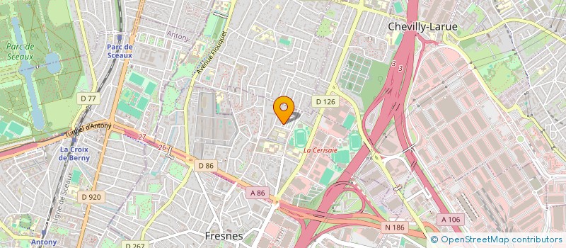 localisation de l'entreprise HMC IMMOBILIER  FRESNES