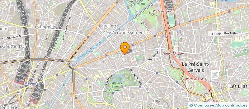 localisation de l'entreprise HMC SPA à PARIS