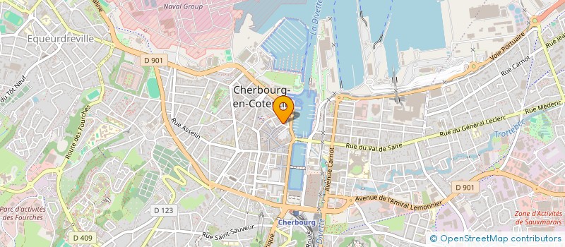 localisation de l'entreprise HMCE  CHERBOURG-EN-COTENTIN